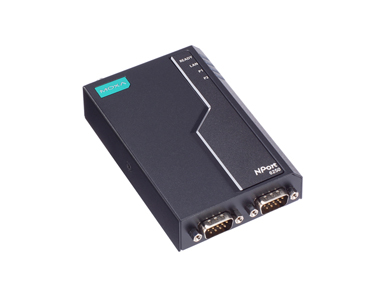 Moxa NPort 6250-G2 - 2nd Gen 2-port RS-232/422/485 to Ethernet secure device server, w/ adapter by MOXA
